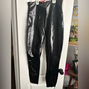 SPANX Shiny Black Leggings